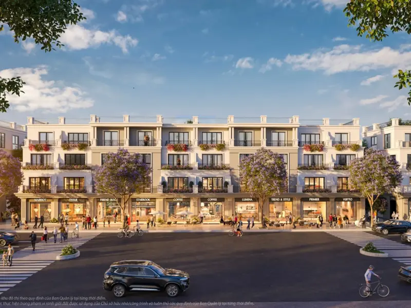 Dãy liền kề, shophouse Khu Golf Land, Vinhomes Royal Island Vũ Yên, Hải Phòng