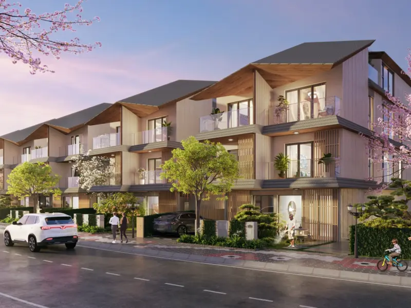 Dãy nhà phố Khu Miyabi, Vinhomes Royal Island Vũ Yên, Hải Phòng