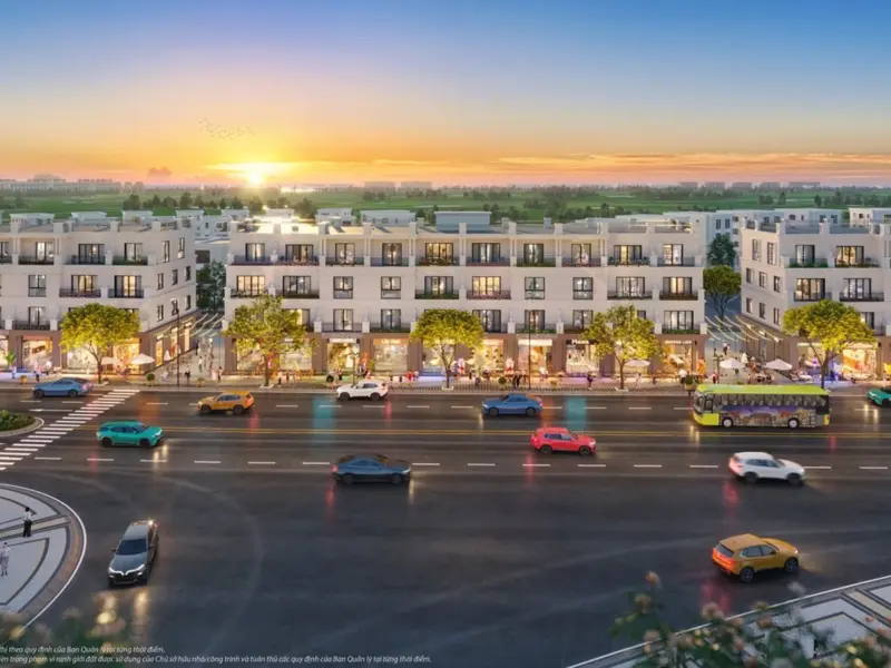 Dãy shophouse Khu Golf Land, Vinhomes Royal Island Vũ Yên, Hải Phòng