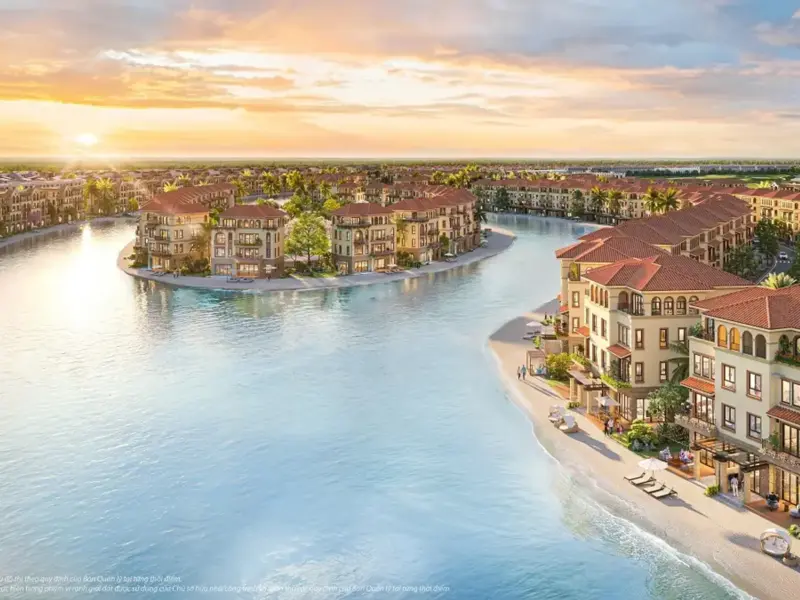 Hồ cảnh quan Khu Đảo Thiên Đường, Vinhomes Royal Island Vũ Yên, Hải Phòng