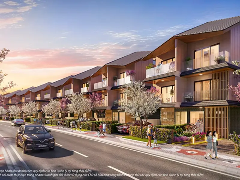Phố biệt thự phong cách Nhật Bản Khu Miyabi, Vinhomes Royal Island Vũ Yên, Hải Phòng