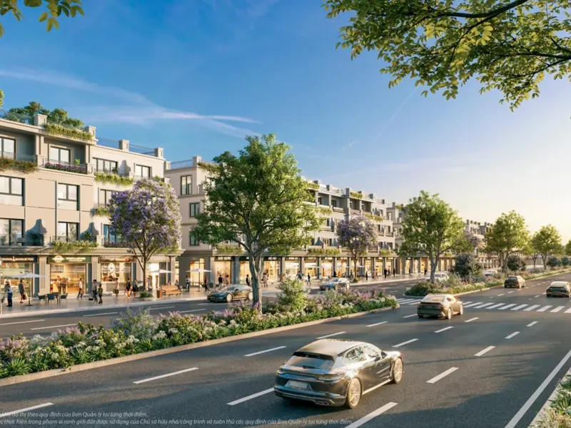 Phố shophouse nội khu Khu Golf Land, Vinhomes Royal Island Vũ Yên, Hải Phòng
