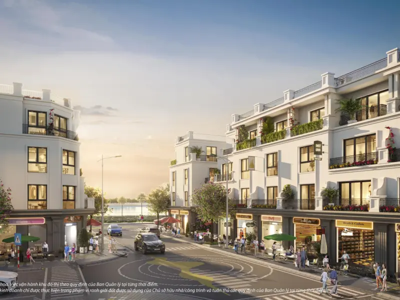 Shophouse góc Khu Tài Lộc, Vinhomes Royal Island Vũ Yên, Hải Phòng